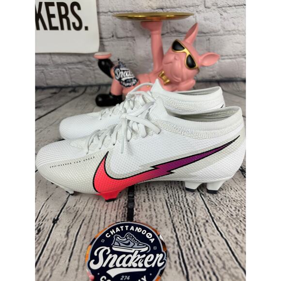 Nike Zoom Mercurial Vapor 13 Pro FG Soccer Cleats Mens 7 | Womens 8.5 Red NEW - Picture 3 of 8